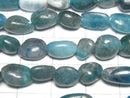[Video] Blue Apatite AA Nugget 1strand beads (aprx.15inch / 38cm)