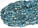 [Video] Blue Apatite AA Nugget 1strand beads (aprx.15inch / 38cm)