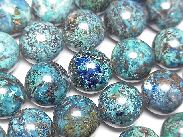 [Video]Chrysocolla AAA Round 12mm 1/4 or 1strand beads (aprx.15inch/38cm)