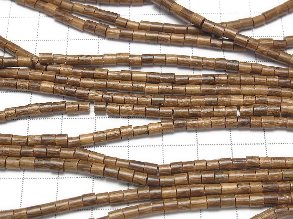 1strand $2.79! Wood Beads Tube 4.5x4.5x3mm 1strand beads (aprx.15inch/38cm)