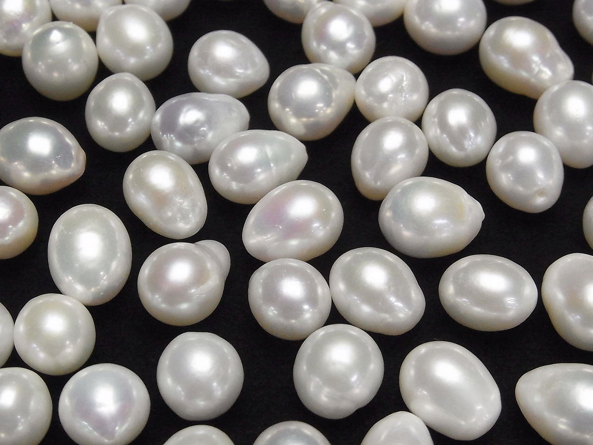 Fresh Water Pearl AA++ Loose Stone Drop - Potato 10-14mm White 3pcs