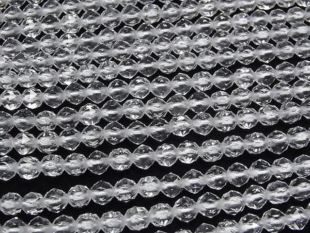[Video] High Quality! Crystal AAA Star Faceted Round 6mm 1/4 or 1 Strand Beads (approx. 15 inches/38 cm)