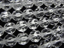 [Video] High Quality! Crystal AAA Star Faceted Round 8mm 1/4 or 1 Strand Beads (approx. 15 inches/38 cm)