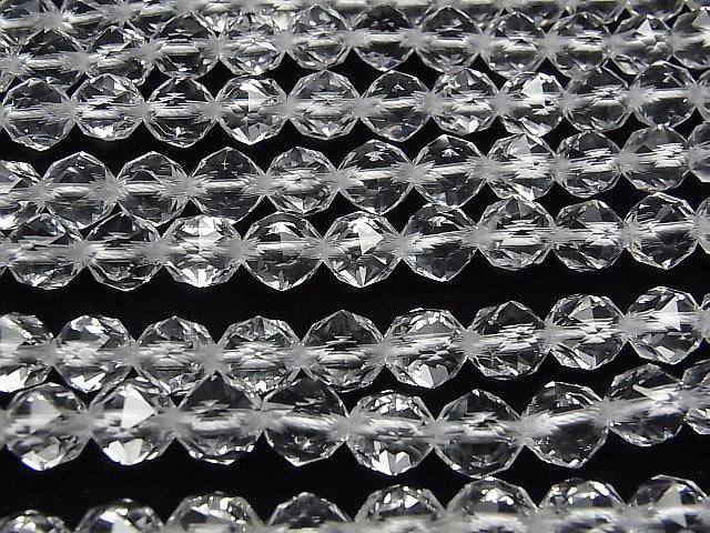 [Video] High Quality! Crystal AAA Star Faceted Round 8mm 1/4 or 1strand beads (aprx.15inch / 38cm)