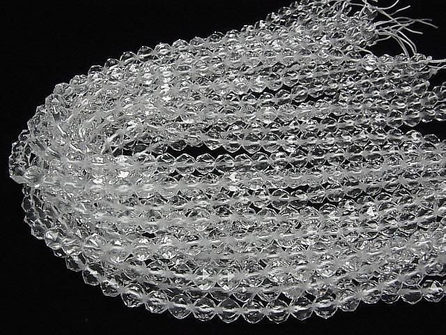 [Video] High Quality! Crystal AAA Star Faceted Round 8mm 1/4 or 1 Strand Beads (approx. 15 inches/38 cm)