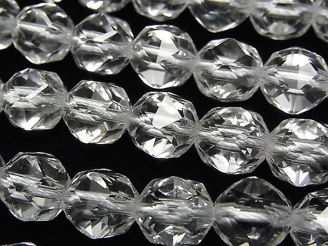 [Video] High Quality! Crystal AAA Star Faceted Round 10mm 1/4 or 1 Strand Beads (approx. 15 inches/38 cm)