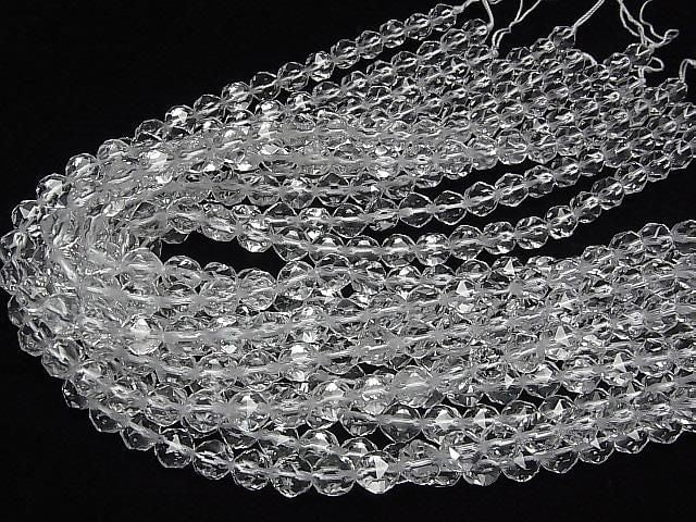 [Video] High Quality! Crystal AAA Star Faceted Round 10mm 1/4 or 1 Strand Beads (approx. 15 inches/38 cm)