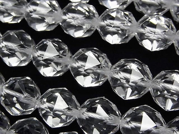 [Video] High Quality! Crystal AAA Star Faceted Round 12mm 1/4 or 1 Strand Beads (approx. 15 inches/36 cm)