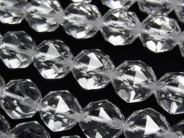 [Video] High Quality! Crystal AAA Star Faceted Round 12mm 1/4 or 1 Strand Beads (approx. 15 inches/36 cm)