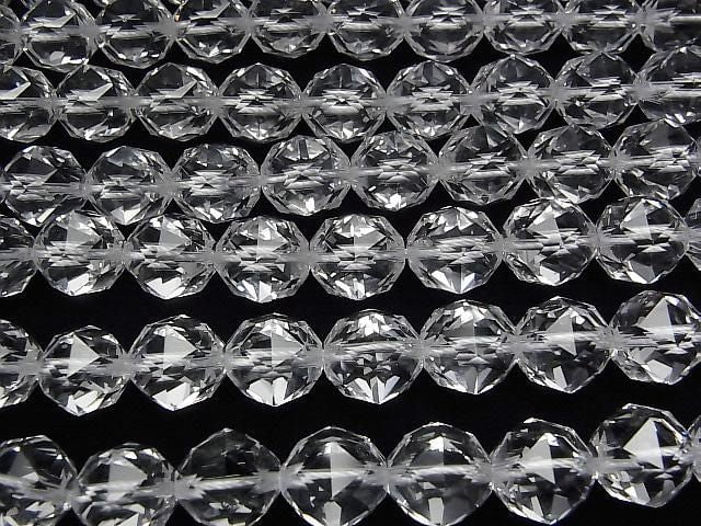 [Video] High Quality! Crystal AAA Star Faceted Round 12mm 1/4 or 1 Strand Beads (approx. 15 inches/36 cm)