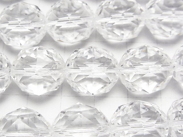 [Video] High Quality! Crystal AAA Star Faceted Round 16mm 1/4 or 1strand beads (aprx.15inch/37cm)