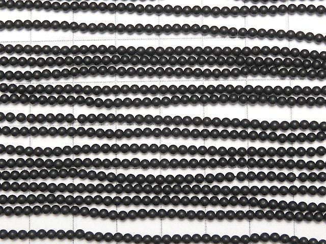 [Video] Frost Onyx Round 2mm 1-strand beads (approx. 15 inches/36 cm)