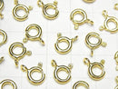 Silver925  Spring Ring [5mm][5.5mm][6mm][7mm][8mm] 18KGP 2pcs