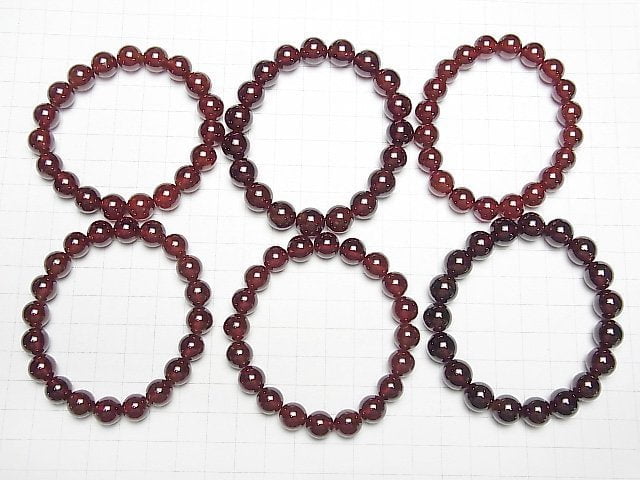 [Video] High Quality Hessonite Garnet AAA Round 10mm 1strand (Bracelet)