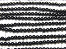 [Video] Onyx Round 2mm 1strand beads (approx. 15 inches/36 cm)