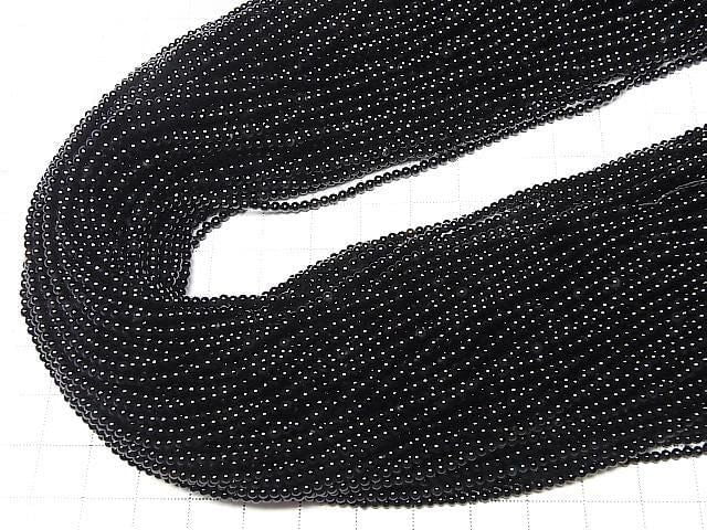 [Video] Onyx Round 2mm 1strand beads (approx. 15 inches/36 cm)