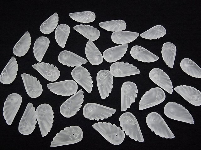 [Video] Frosted Crystal Quartz AAA Angel Wing  [S][M][L] 3pcs