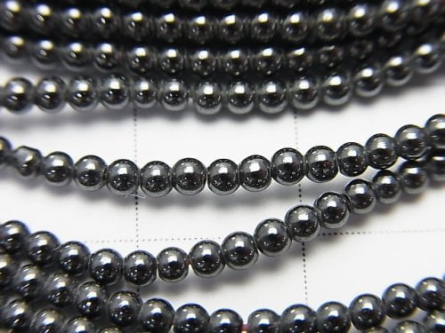 Magnetic! Hematite  Round 2mm 1strand beads (aprx.15inch/38cm)