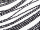 Magnetic! Hematite  Faceted Round 2mm  1strand beads (aprx.15inch/38cm)