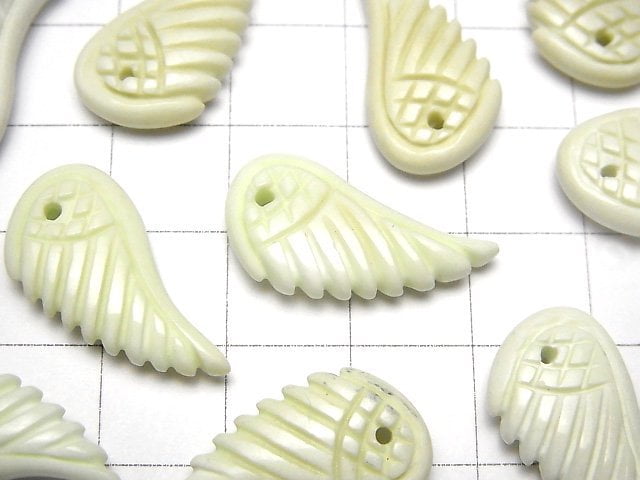 [Video] Lemon Chrysoprase AAA Angel Wing [M] [L] 3pcs