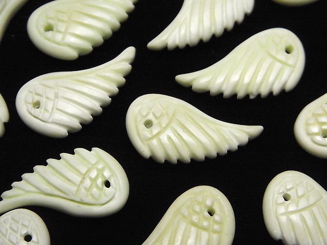 [Video] Lemon Chrysoprase AAA Angel Wing [M] [L] 3pcs