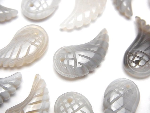 Agate, Angel Wing Gemstone Beads