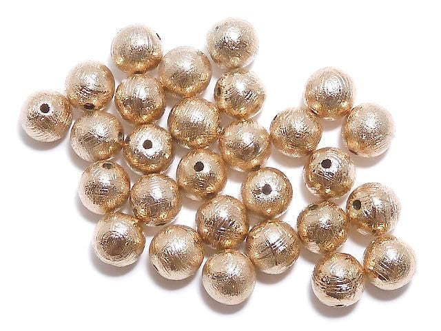 [Video] Meteorite (Muonionalusta) Round 6mm Pink Gold 1pc