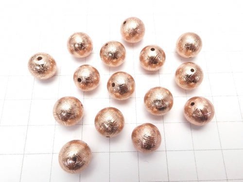 Meteorite (Muonionalusta) Round 10mm Pink Gold 1pc