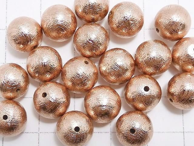 [Video] Meteorite (Muonionalusta) Round 10mm Pink Gold 1pc
