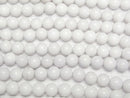 [Video] White Onyx AAA- Round 12mm [2mm hole] half or 1strand beads (aprx.15inch/36cm)