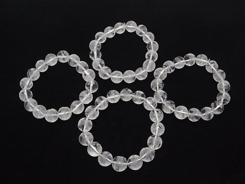 [Video] Phoenix (Four Divine Beasts) Carved! Crystal AAA Round 10mm, 12mm, 14mm, 16mm, 18mm half chain/Bracelet