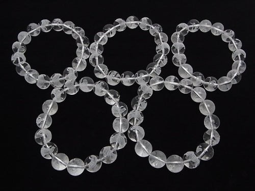[Video] Tiger (Four Divine Beasts)'s Carved! Crystal AAA Round 10mm,12mm,14mm,16mm Half chain/Bracelet