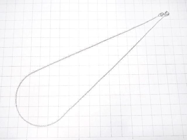 Silver925 Cable Chain 1.1mm Sterling Silver Finish [38cm][40cm][45cm][50cm][60cm][75cm] Necklace 1pc