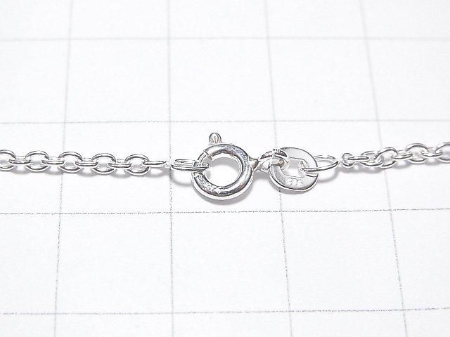 Silver925 Cable Chain 2.0mm Sterling Silver Finish [38cm][40cm][45cm][50cm][60cm] Necklace 1pc