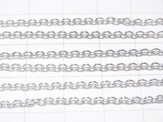 Chaîne Câble Argent 925 2,0 mm Finition Argent Sterling [38cm][40cm][45cm][50cm][60cm] Collier 1pc