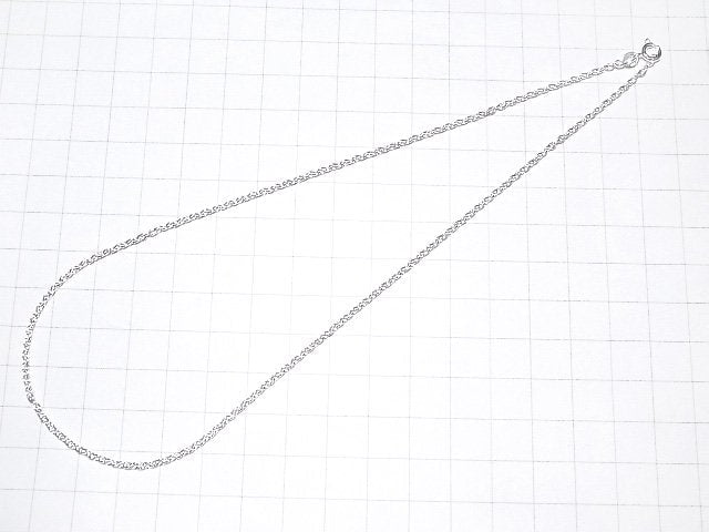Silver925 Cable Chain 2.0mm Sterling Silver Finish [38cm][40cm][45cm][50cm][60cm] Necklace 1pc