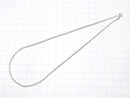 Silver925 Cable Chain 2.3mm Sterling Silver Finish [18cm][38cm][40cm][45cm][50cm][60cm] Necklace 1pc