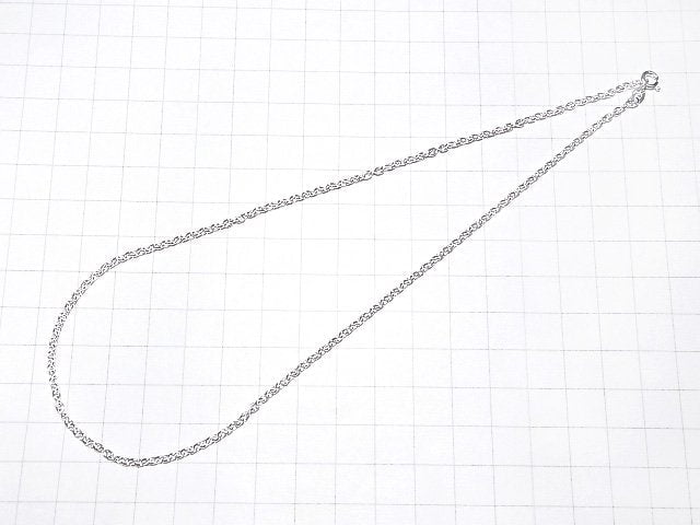 Silver925 Cable Chain 2.3mm Sterling Silver Finish [18cm][38cm][40cm][45cm][50cm][60cm] Necklace 1pc