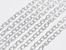 Silver925 Long Cable Chain 2.5mm Sterling Silver Finish [38cm][40cm][45cm][50cm][60cm] Necklace 1pc