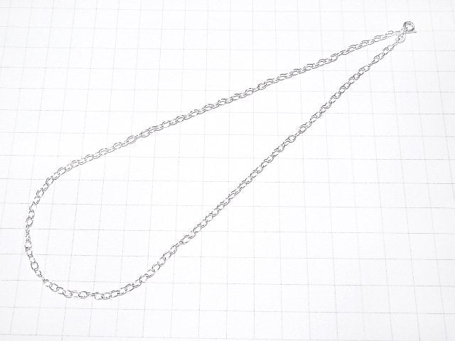 Silver925 Long Cable Chain 2.8mm Pure Silver Finish [40cm][45cm][50cm][60cm] Necklace 1pc