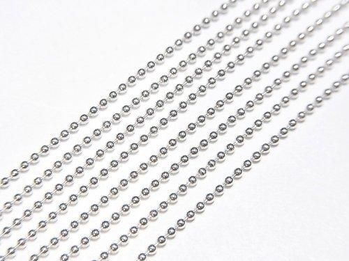 Silver 925 Ball Chain 1.0mm Pure Silver Finish [40cm][45cm][50cm] Necklace 1pc