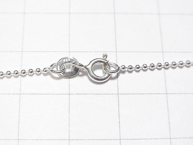 Silver 925 Ball Chain 1.2mm Pure Silver Finish [40cm][45cm][50cm] Necklace 1pc