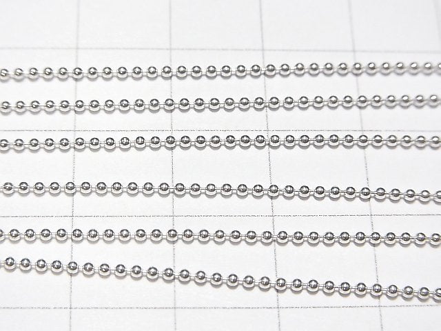 Silver925 Ball Chain 1.2mm Pure Silver Finish [40cm][45cm][50cm] Necklace 1pc