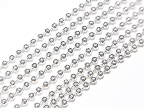 Silver925 Ball Chain 1.8mm Pure Silver Finish [38cm][40cm][45cm] Necklace 1pc