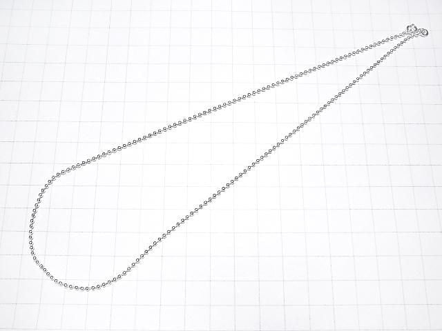 Silver 925 Ball Chain 1.8mm Pure Silver Finish [38cm][40cm][45cm] Necklace 1pc