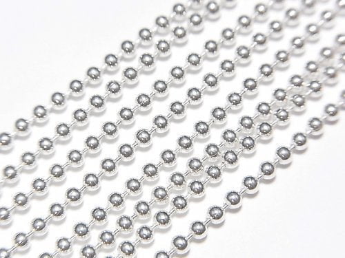 Silver925 Ball Chain 2.0mm Pure Silver Finish [38cm][40cm][45cm] Necklace 1pc