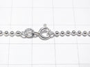 Silver925 Ball Chain 2.0mm Pure Silver Finish [40cm][45cm] Necklace 1pc