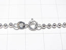 Silver925 Ball Chain 2.3mm Pure Silver Finish [40cm][45cm][50cm] Necklace 1pc