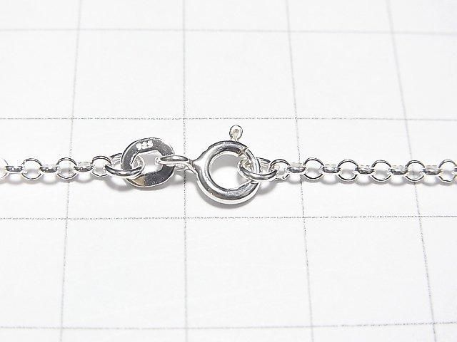 Silver925 Rolo Chain 2.0mm Sterling Silver Finish [40cm][45cm][50cm][60cm] Necklace 1pc