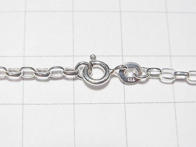 Chaîne longue Rolo 2,5 mm en argent 925, finition argent pur [40cm][45cm][50cm][60cm] Collier 1pc